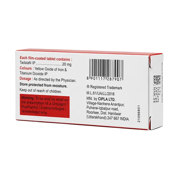 Tadarise 20mg 犀利士學名藥 細節圖4